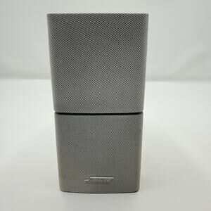 Bose Double Cube DoubleShot Speakers White Acoustimass Lifestyle Used